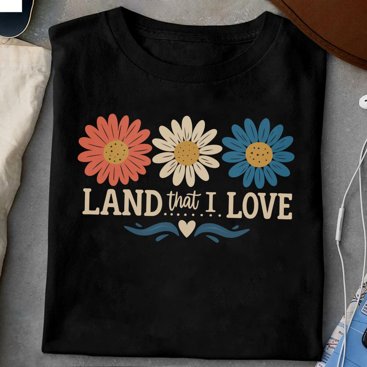 Land That I Love Shirt – Retro 4th of July Personalized Tee