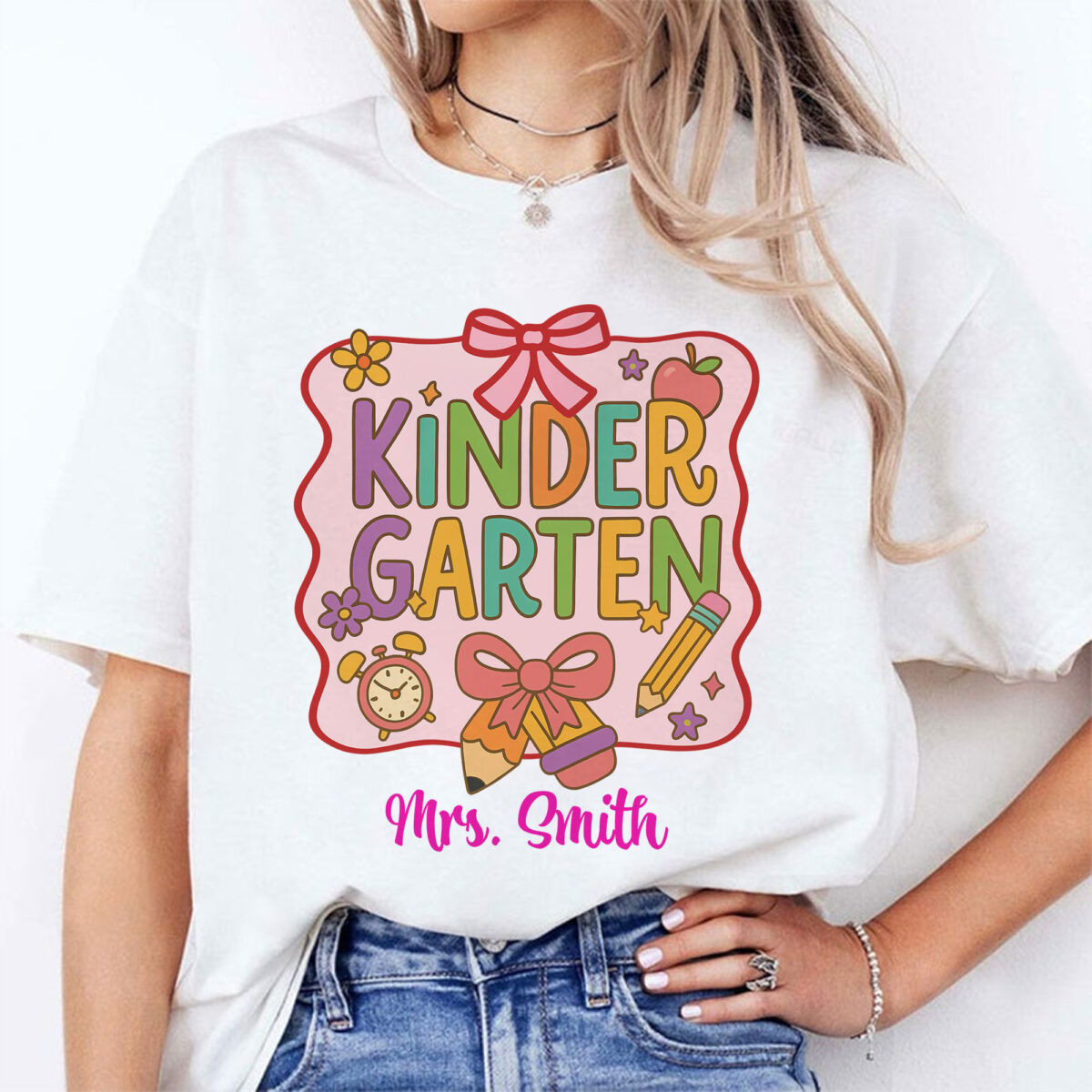 Custom Grade Back to School Personalized Teacher Shirt