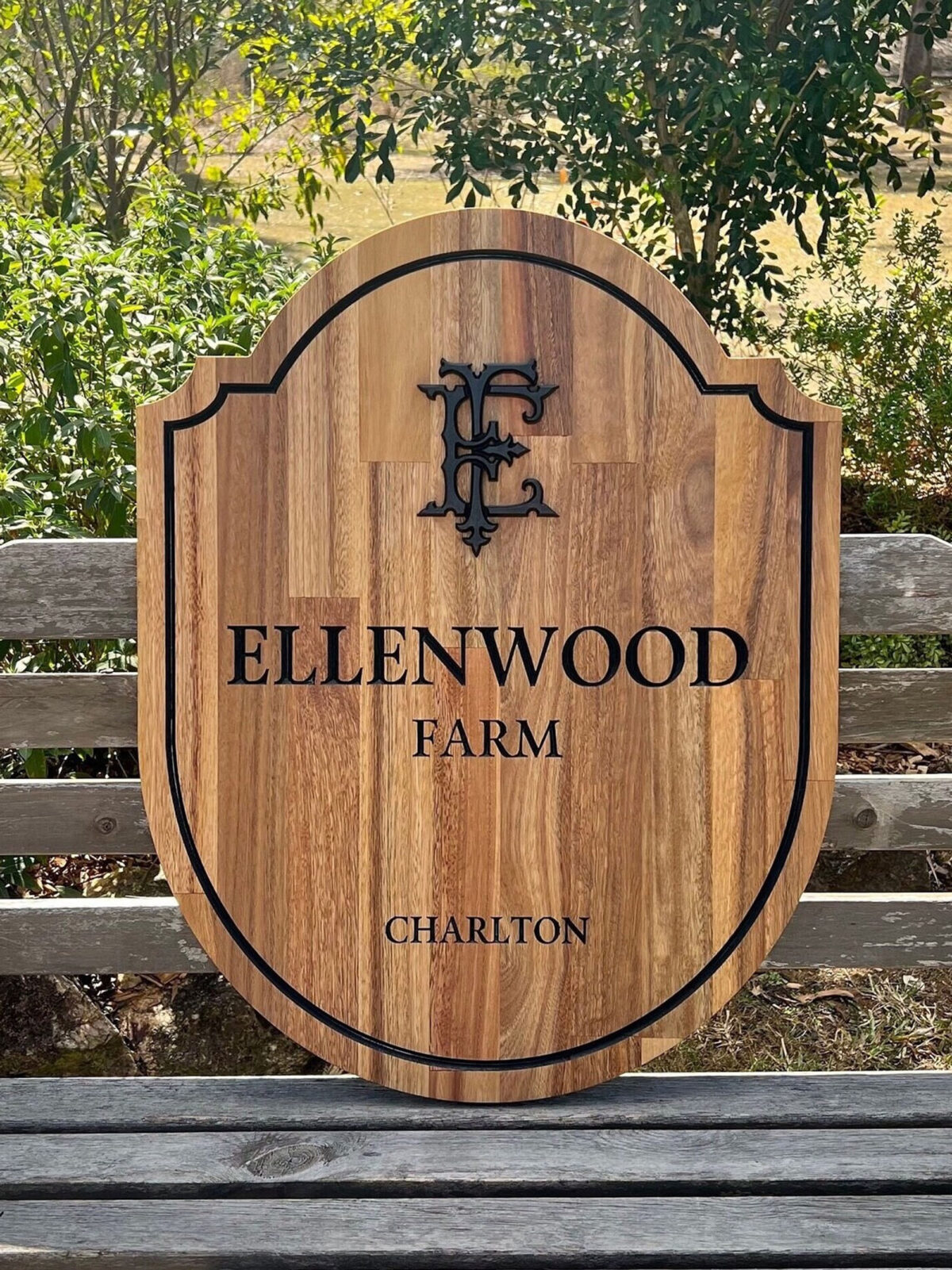 Shield Custom Sign - Welcome Sign - Bar Sign - Wooden Sign - Personalized Sign